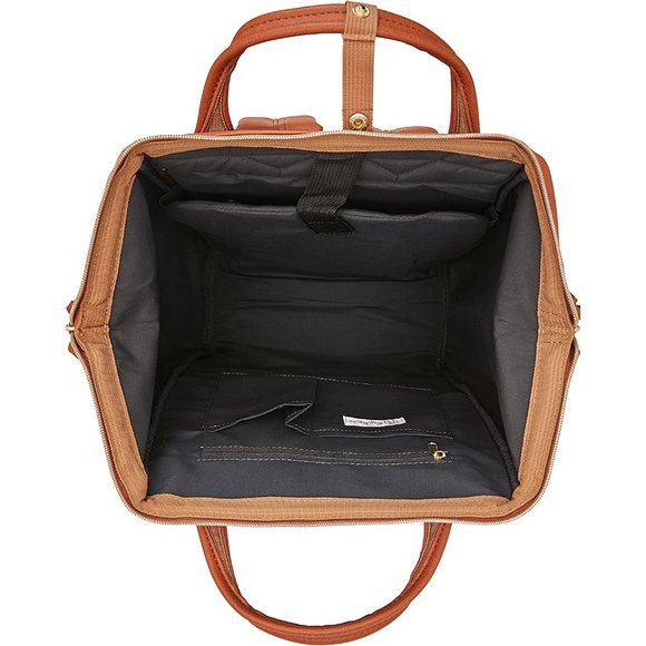 Leather Backpack with Laptop Compartment Travel School for Women main image 5